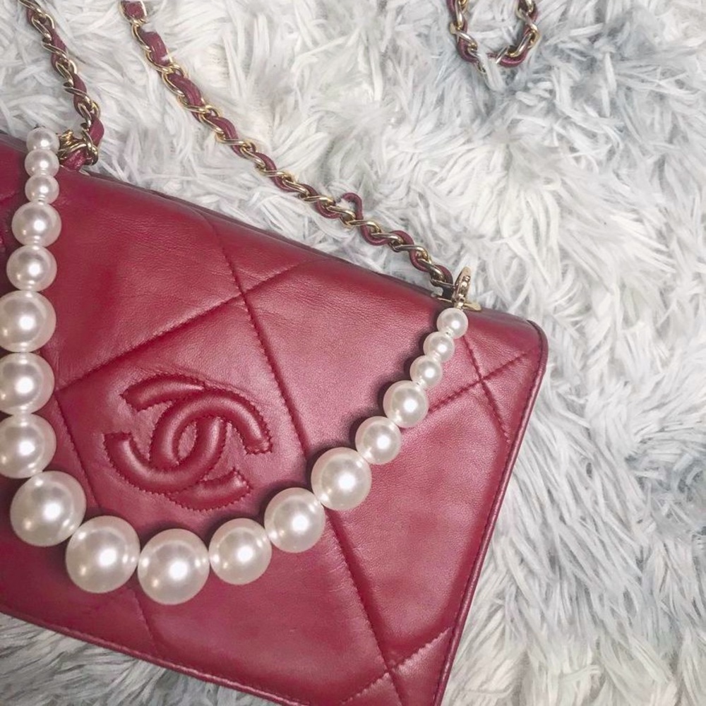 Chanel Vintage Lambskin Single Flap Bag *AUTHENTIC*